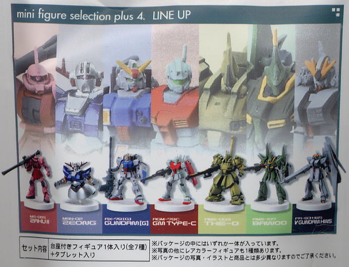 GUNDAM ミニフィギュアセレクション プラス4 10個セット(食玩