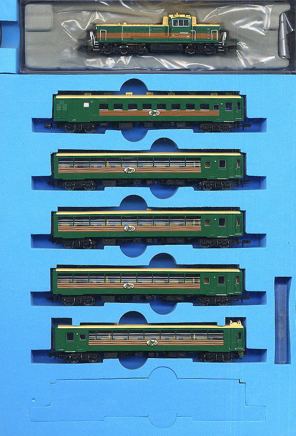 DE10-1660+50系 「釧路湿原ノロッコ号」 (6両セット) (鉄道模型