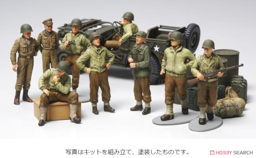 アメリカ歩兵 前線休憩セット (プラモデル) - ホビーサーチ ミリタリー
