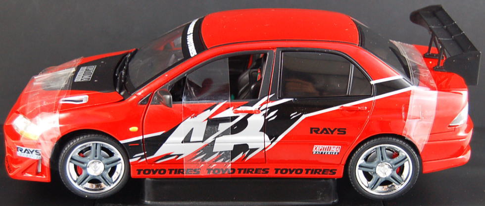 ワイルドスピード3 ミツビシ ランサーエボリューション VII (ミニカー