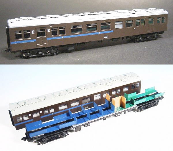 半流モハ43系 ボディキット (4両・組み立てキット) (鉄道模型