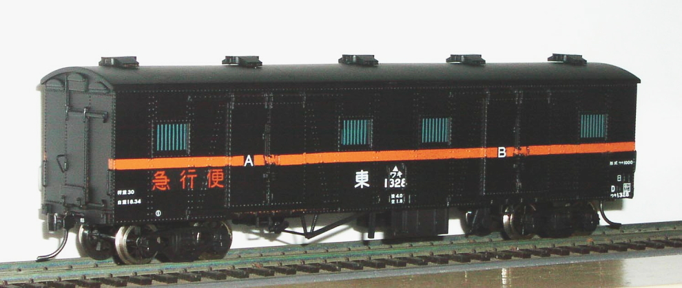 16番(HO) 【 21 】 国鉄 ワキ1000 リベット付き (2両・組み立てキット