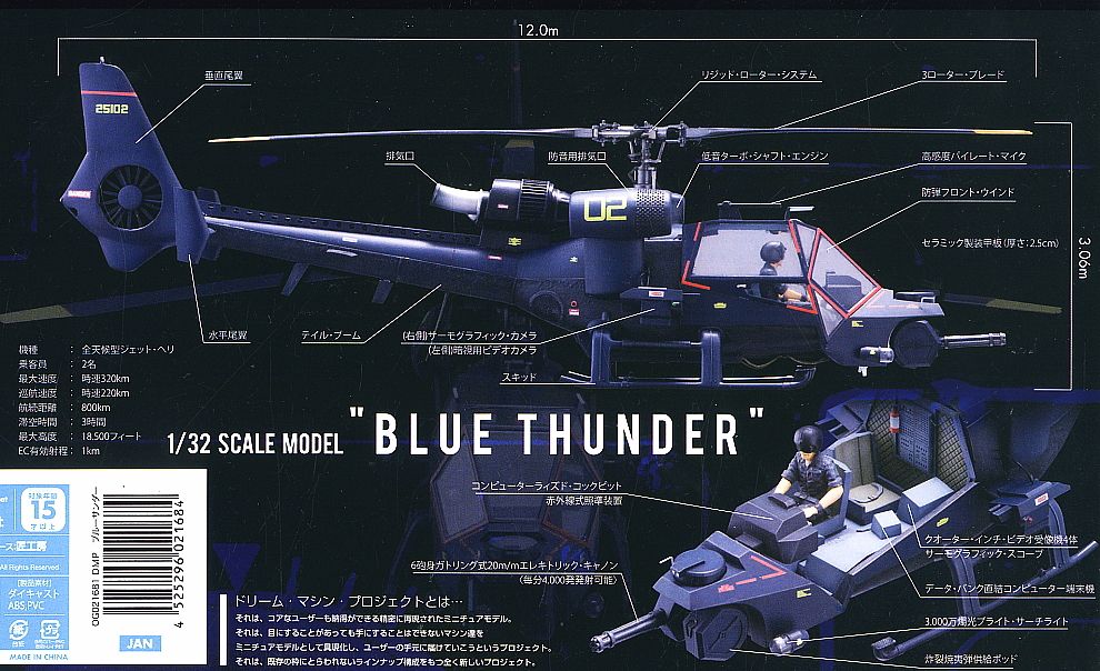 オーガニック 1/32 ブルーサンダー(完成品) ドリームマシン