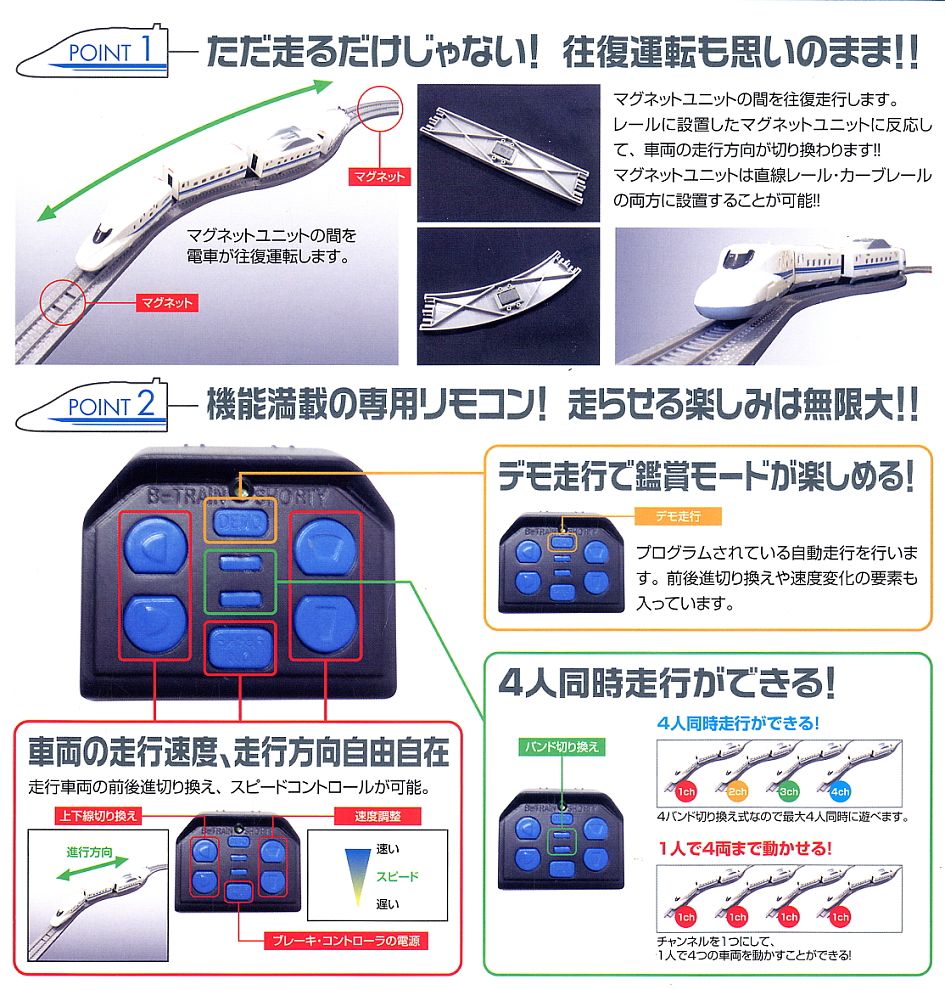 Bトレインショーティー N700系新幹線「のぞみ」 運転セット (4両セット