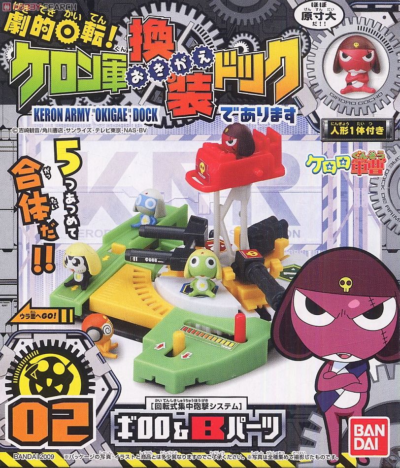 劇的回転！ケロン軍換装(おきがえ)ドッグであります！ 10個セット (食