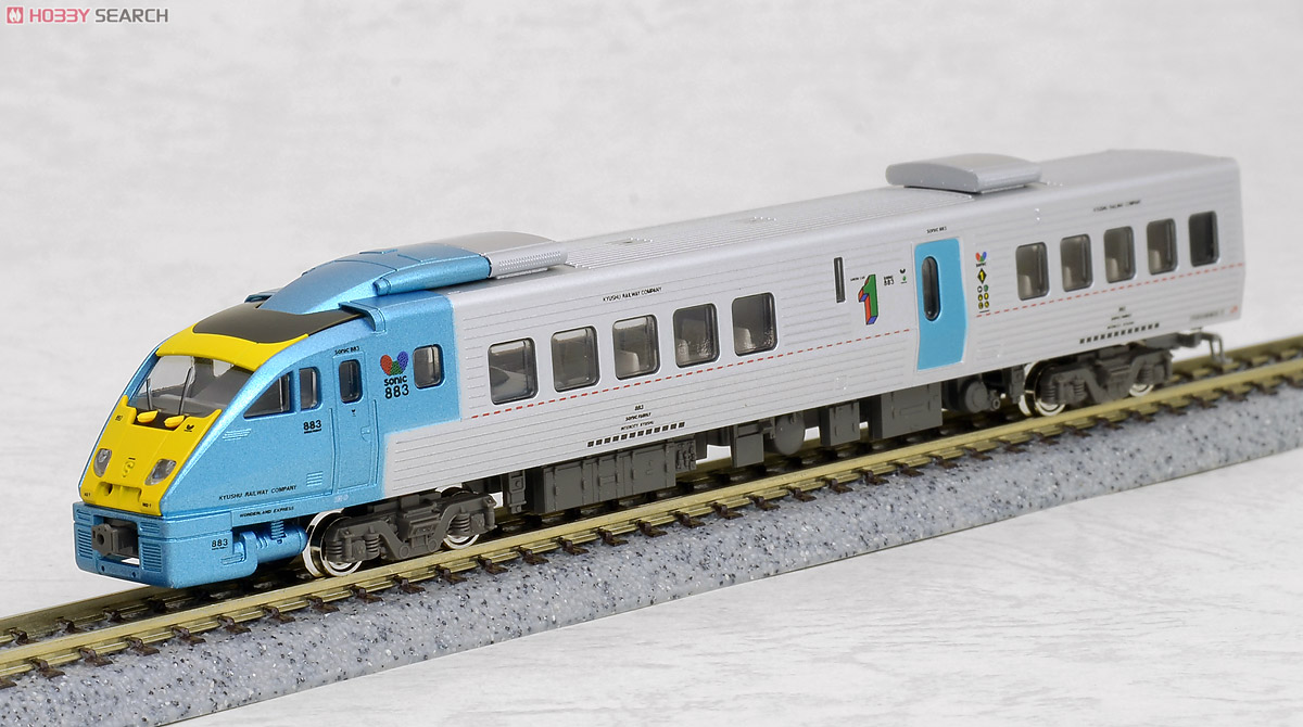 883系「ソニック833」イエロー5両セット（KATO 10-485） 公式]鉄道模型