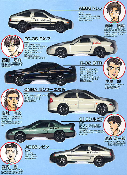 イニシャルDセット Vol.1 (トミカ) - ホビーサーチ ミニカー