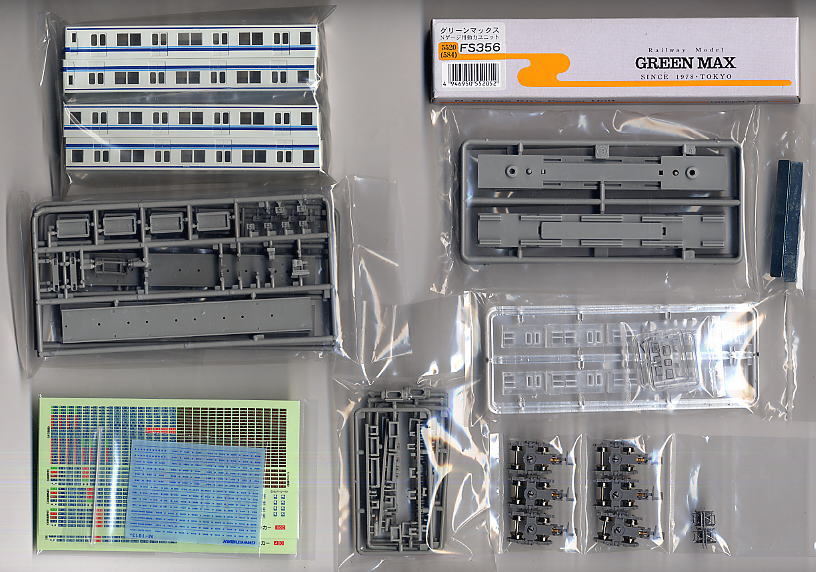 東武 8000系 旧前面 4輛編成トータルセット (動力付き) (基本・4両