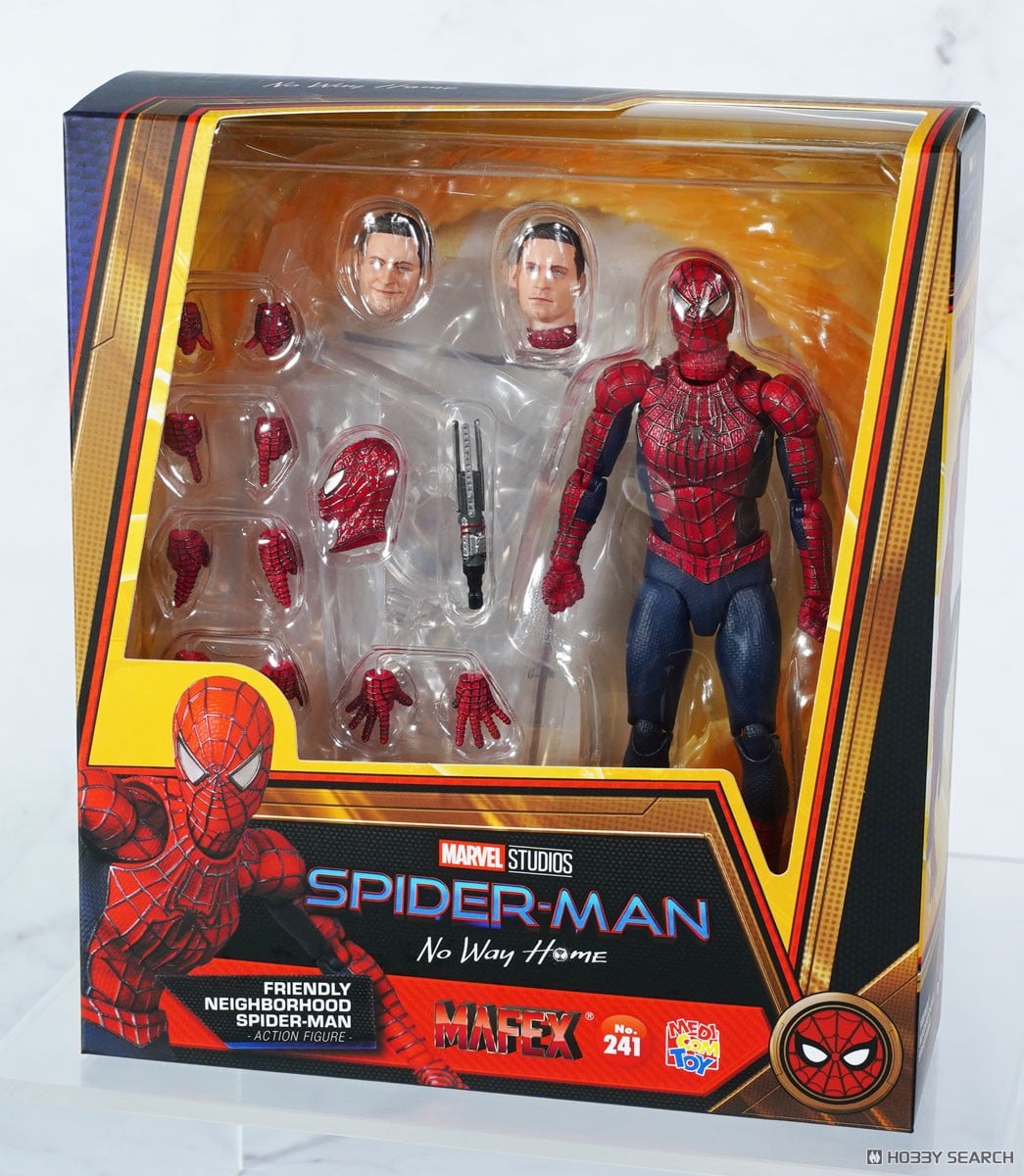 MAFEX No.241 FRIENDLY NEIGHBORHOOD SPIDER-MAN (完成品) - ホビー