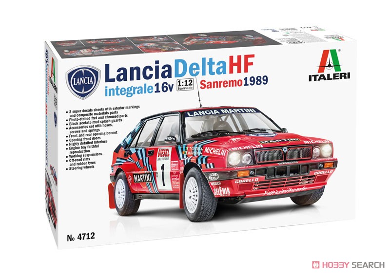 ランチア デルタ HF インテグラーレ 16V 1989 サンレモラリー (日本語