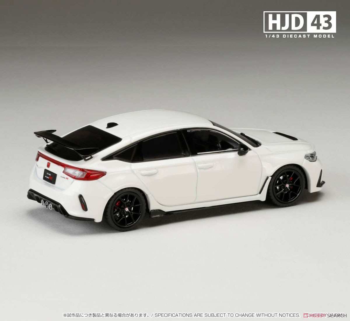 ホンダ シビック TYPE R (FL5) チャンピオンシップホワイト (ミニカー