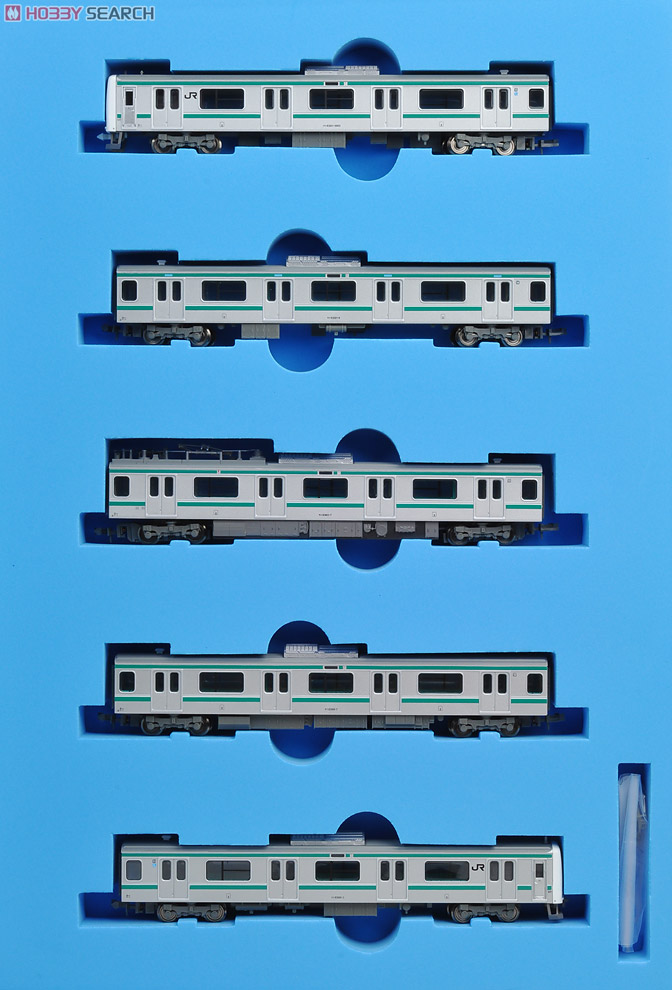 E501系 床下グレー・トイレ付 (付属・5両セット) (鉄道模型) - ホビー