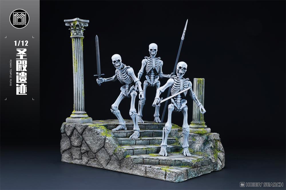 MMMトイズ 1/12 ローマ神殿遺跡ジオラマベース 1A (ドール) - ホビー