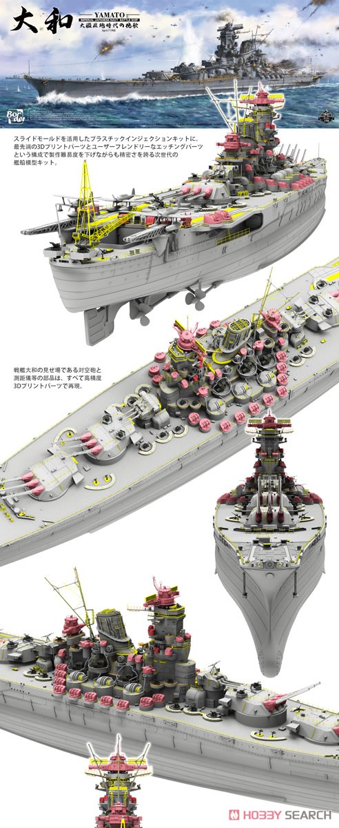 日本海軍 戦艦 大和 1945 (プラモデル) - ホビーサーチ ミリタリープラモ