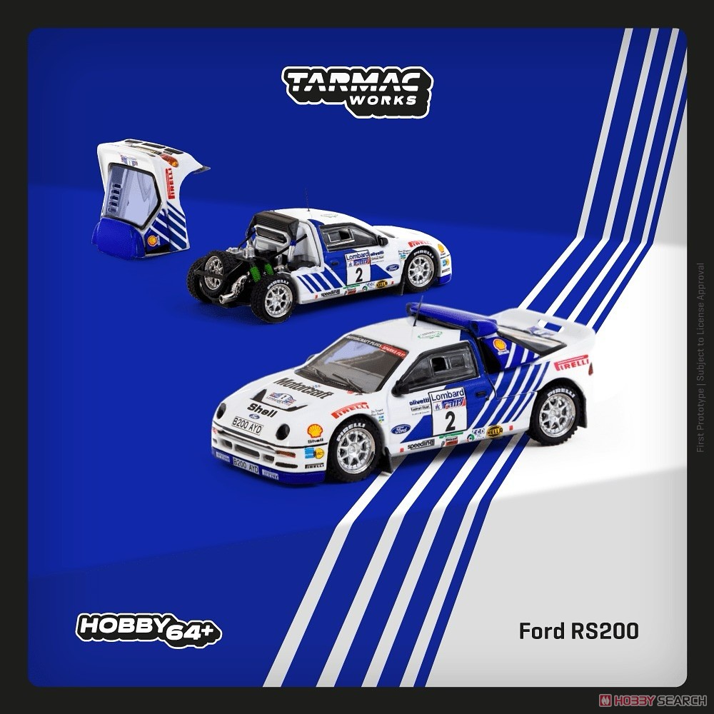 フォード RS200 ロンバード RAC ラリー 1986 スティグ・ブロンクビスト