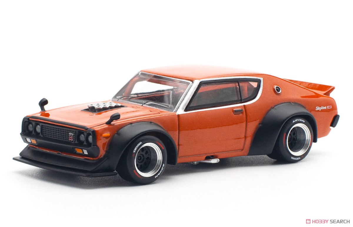 Bargain Item* SKYLINE GT-R V8 DRIFT (KENMERI) ORANGE (Diecast Car