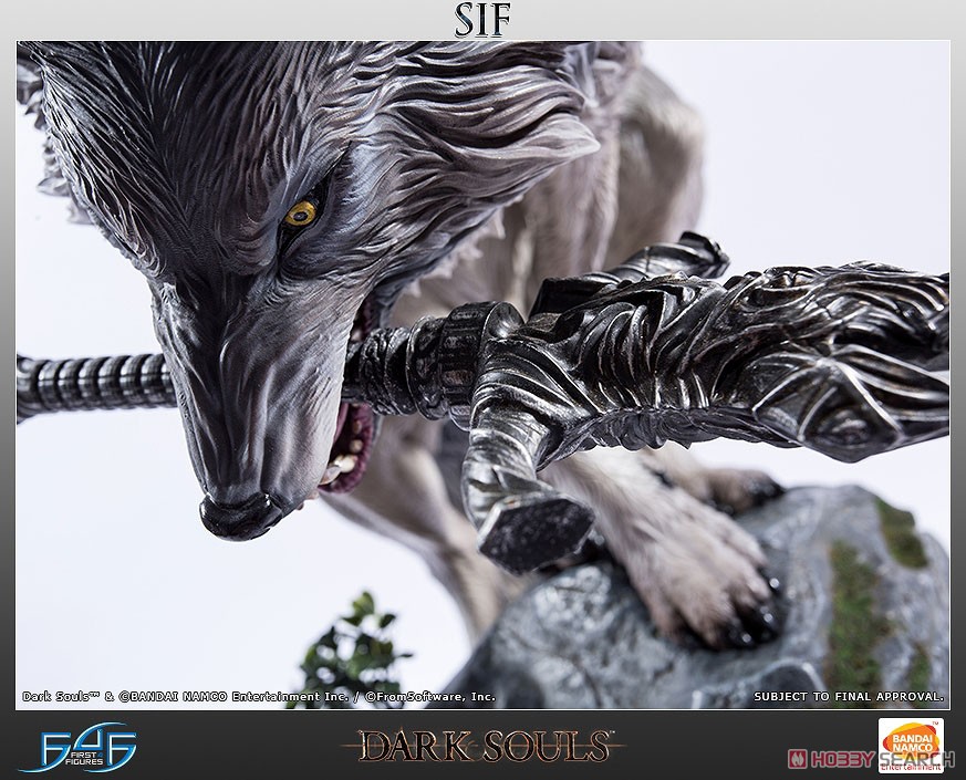 銀行振込前入金】 ダークソウル/ 灰色の大狼シフ スタチュー (完成品