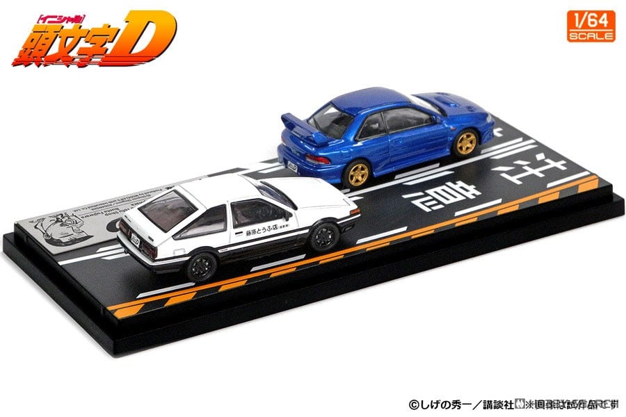 頭文字D セットVol.22 藤原拓海トレノ(AE86) & 藤原文太インプレッサ