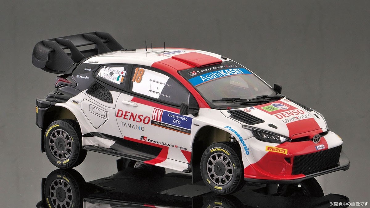 Toyota GR Yaris Rally 1 Hybrid WRC 2023 Rally Mexico Winner (w