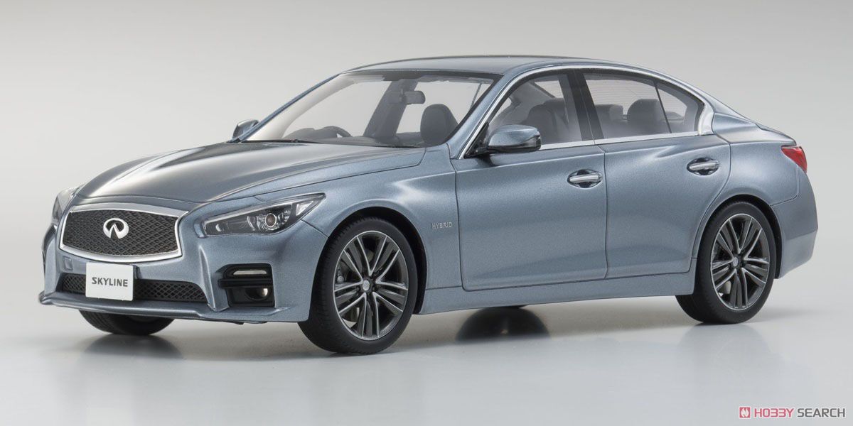 スカイライン 350GT ハイブリッド (HAGANEブルー) (ミニカー) - ホビー