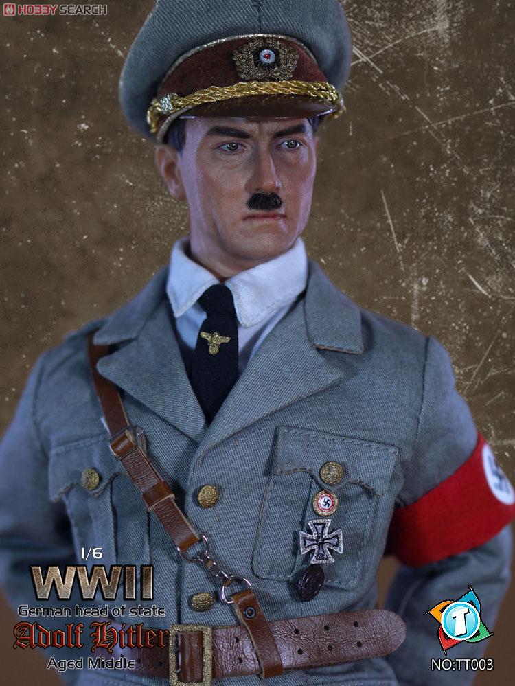 1/6 WWII Nazi Party President Adolf Hitler Middle-aged Version