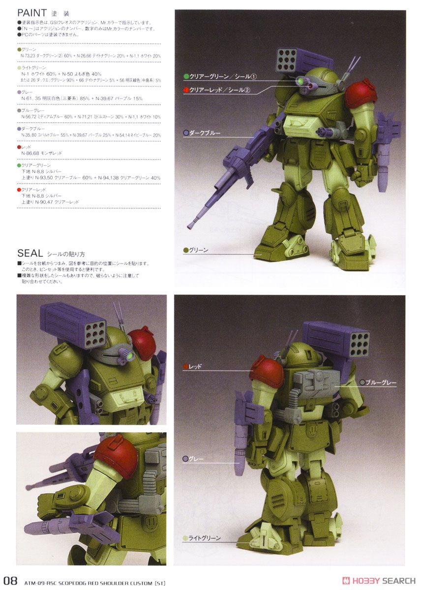 スコープドッグ レッドショルダーカスタム［ST版］ (プラモデル