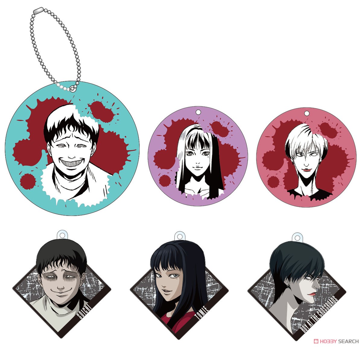 伊藤潤二『コレクション』 トレーディングアクリルキーホルダー (6個