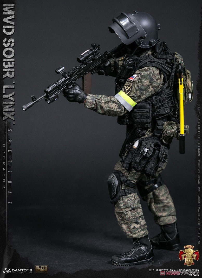 DAMTOYS 78058 ロシア内務省(MVD) 特殊部隊 SOBR LYNX(山猫) 1/6