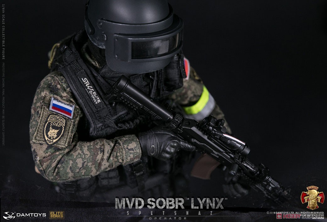 DAMTOYS 78058 ロシア内務省(MVD) 特殊部隊 SOBR LYNX(山猫) 1/6