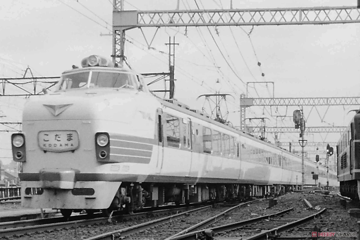 16番(HO) 151系 直流特急形電車 『こだま』『つばめ』 増結用中間車4輌