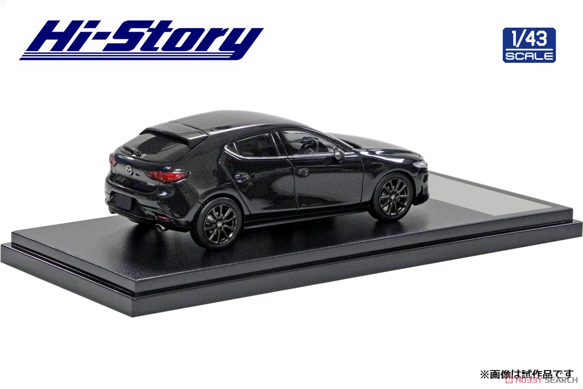 MAZDA3 FASTBACK (2019) ジェットブラックマイカ (ミニカー) - ホビー