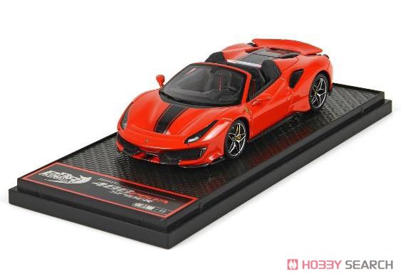 フェラーリ 488 ピスタ スパイダー レッドディーノ/メタリックブラック