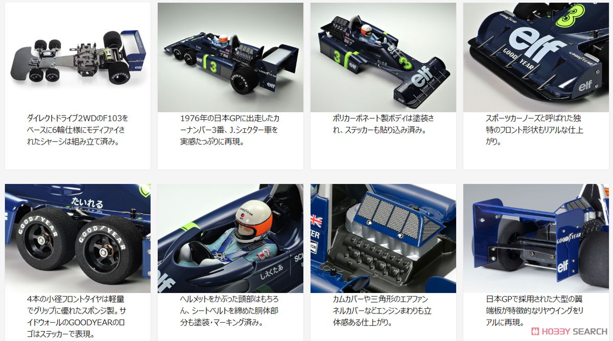 XB タイレル P34 1976 日本GP (RCメカレスタイプ) (ラジコン) - ホビー