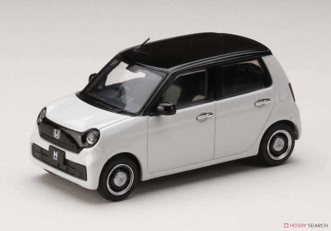 1/12 ホンダ N-one カラーサンプル ミニカー ブラック×ホワイトパール