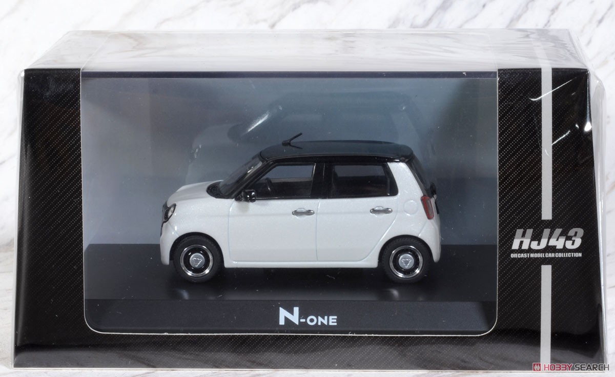 ホンダ N-ONE (2020) ホワイト/ブラック (ミニカー) - ホビーサーチ