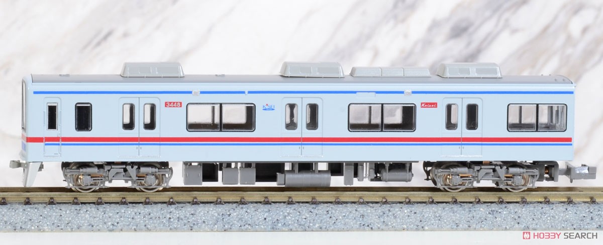 京成 3400形 (3448編成) 8両編成セット (動力付き) (8両セット) (塗装