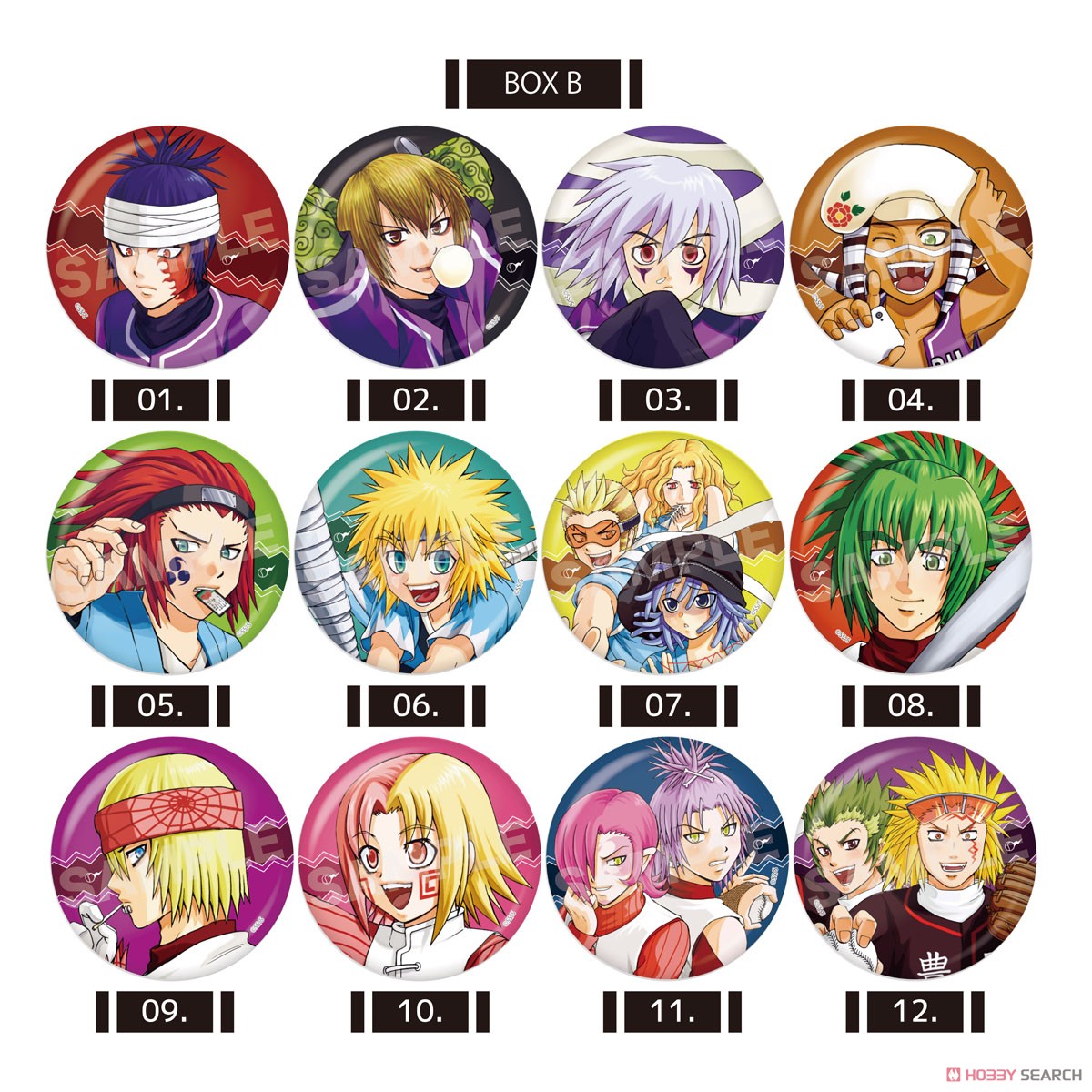 Mr.FULLSWING メタリック缶バッジ 第1弾 BOX B (12個セット