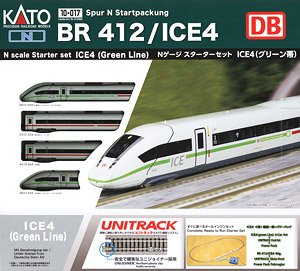Nゲージ スターターセット ICE4 (グリーン帯) (基本・4両セット＋