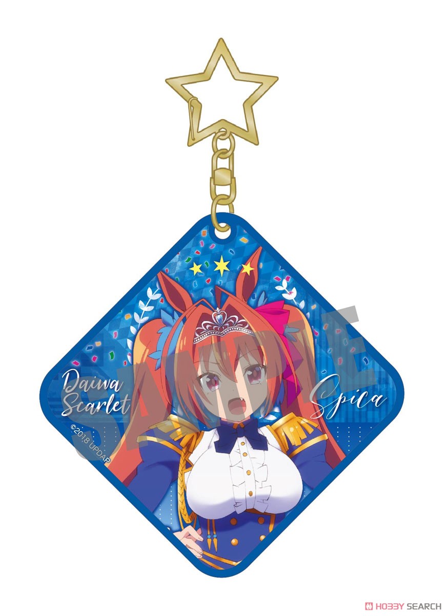 ウマ娘 プリティーダービー PVCクリアキーホルダー ダイワスカーレット