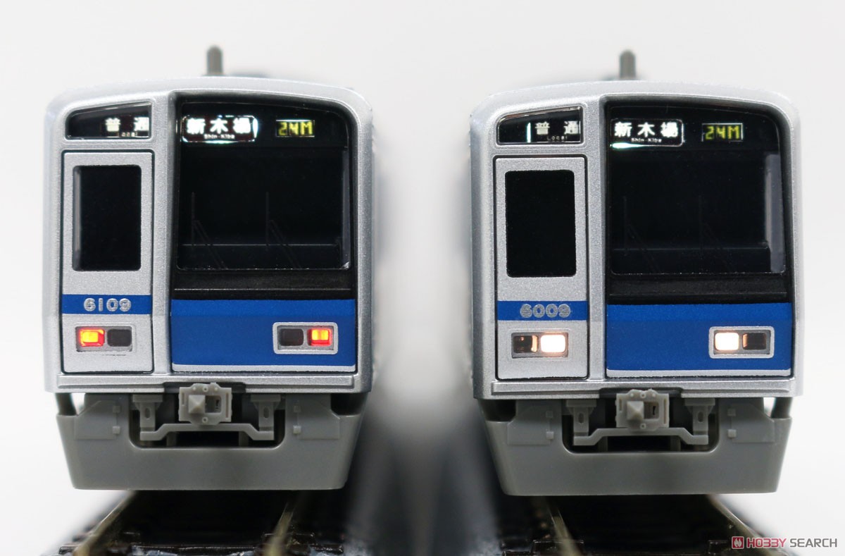 西武 6000系 ステンレス車 (銀前面・シンボルマークなし・車番選択式