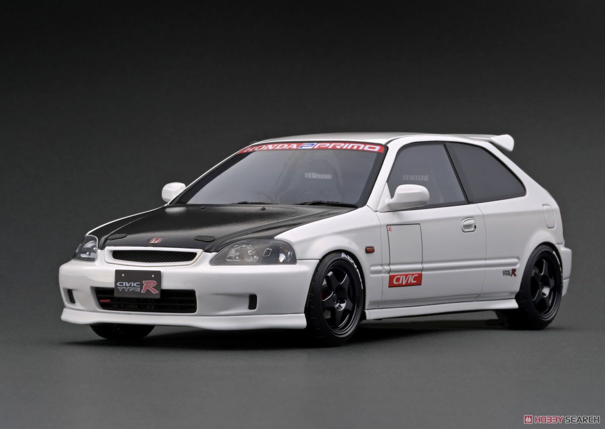 Honda CIVIC (EK9) Type R White (ミニカー) - ホビーサーチ ミニカー
