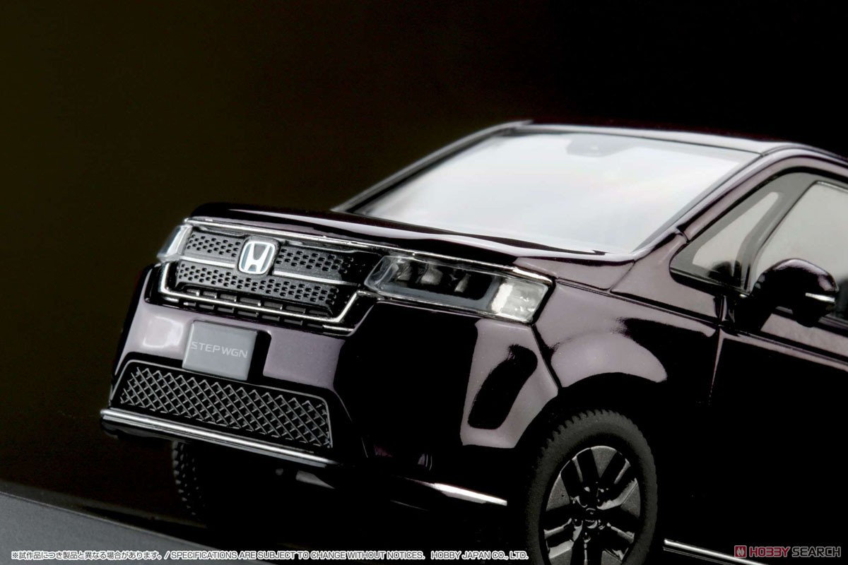 Honda Step WGN e:HEV Spada Twilight Mist Black Pearl (Diecast Car
