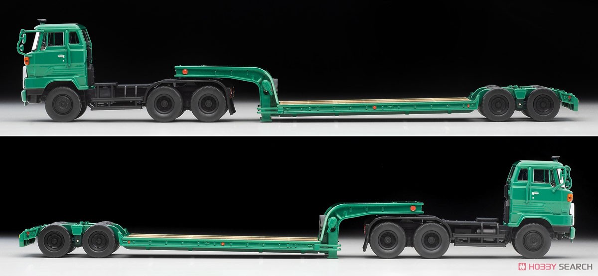 TLV-N173b 日野 HH341 重機運搬トレーラ (緑) (ミニカー) - ホビー