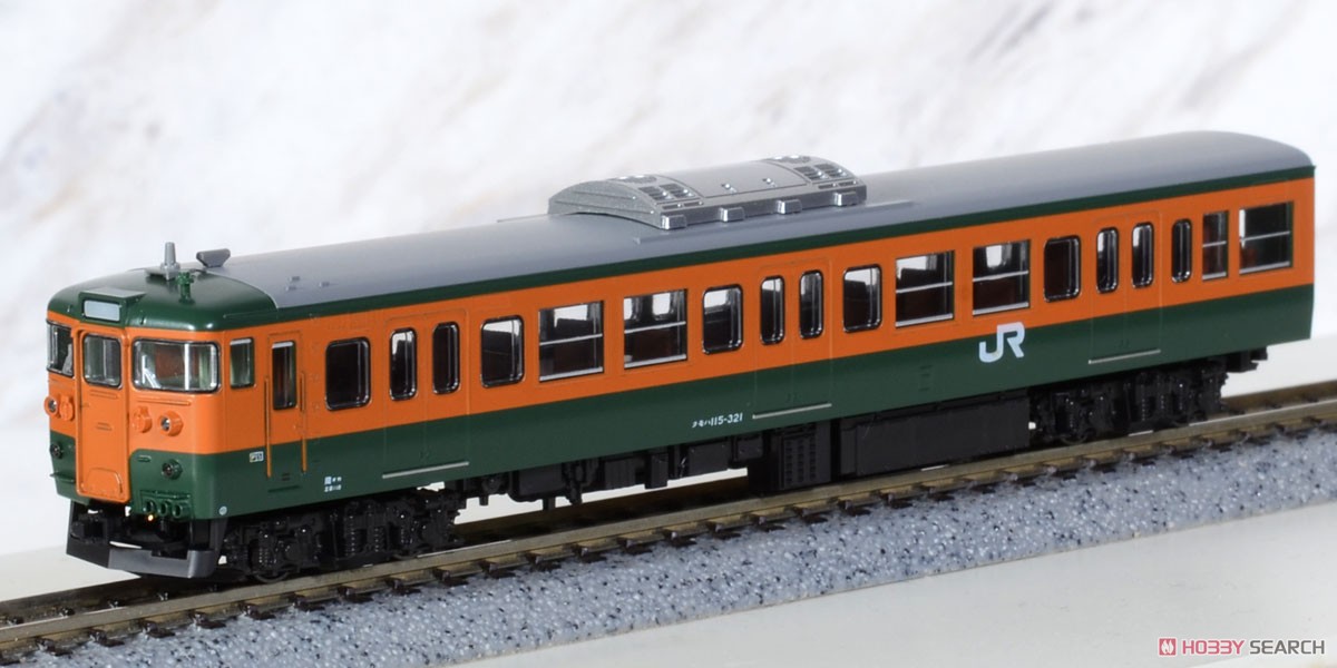 115系300番台 湘南色 (岡山電車区) 3両セット (3両セット) (鉄道模型