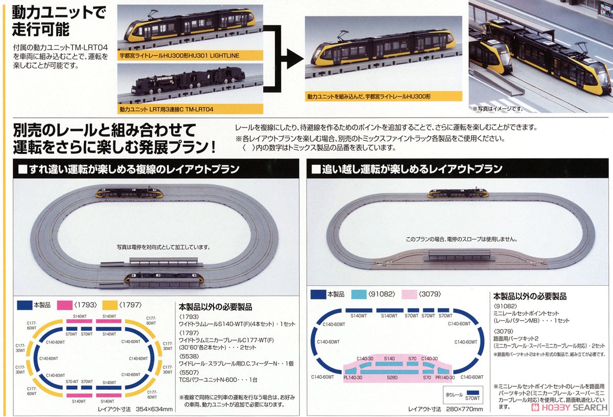 鉄道コレクション 宇都宮ライトレール 運転セット (鉄道模型) - ホビー