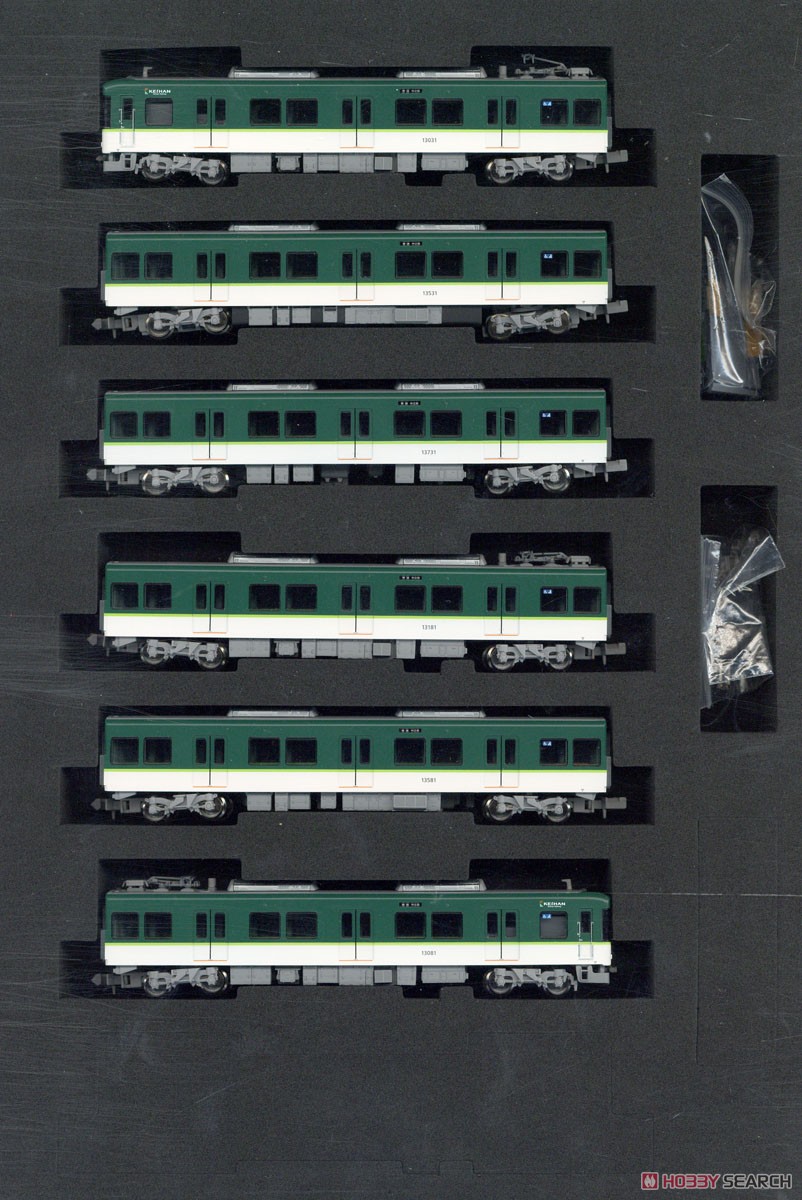 鉄コレ 京阪13000系 各種インレタ貼り付け 6両セット 鉄コレ 京阪