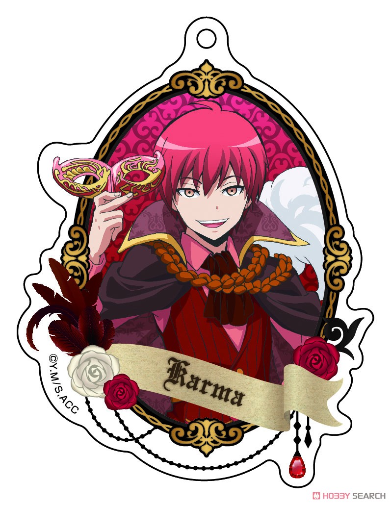 暗殺教室 描き下ろしアクリルキーホルダー 仮面舞踏会ver. (2)赤羽業