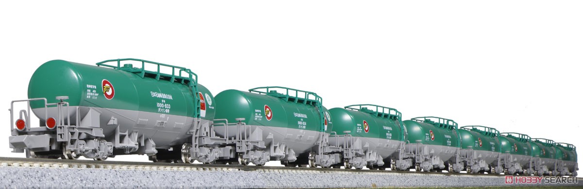 タキ1000 (後期形) 日本石油輸送 ENEOS・エコレールマーク付 8両セット