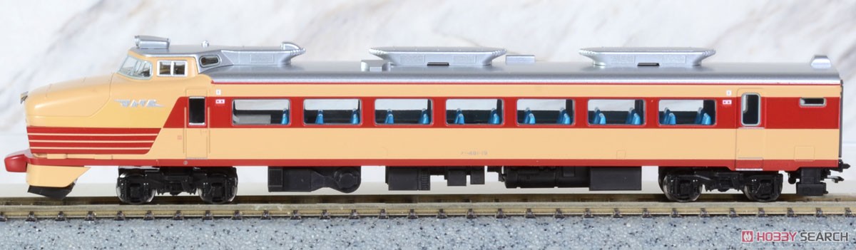 クハ481 (赤帯なし) 「ひたち」 2両セット (2両セット) (鉄道模型
