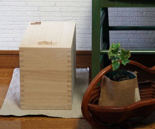 国産桐の桐米びつ30kg